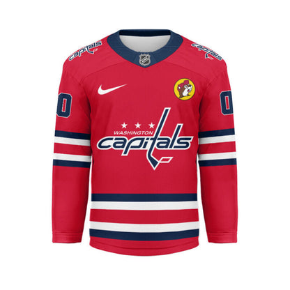 LIMITED EDITION - NEW CUSTOMIZED NHL10 WS CAPITALS UNISEX HOCKEY JERSEY