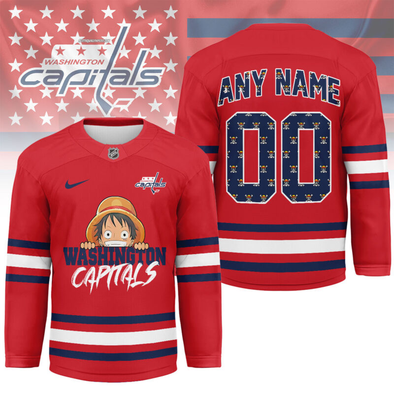 LIMITED EDITION - NEW CUSTOMIZED NHL10 WS CAPITALS UNISEX HOCKEY JERSEY