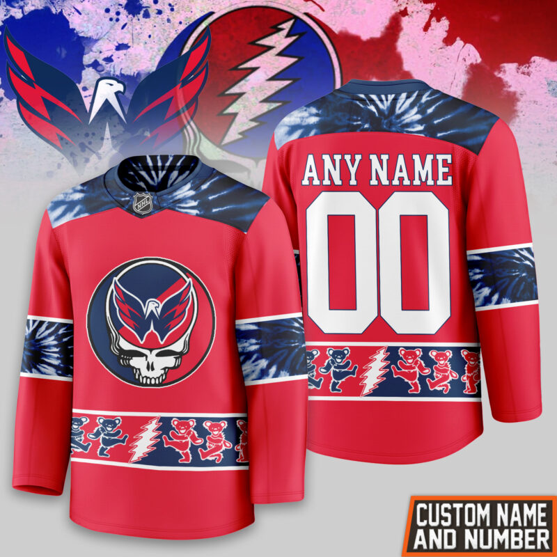 LIMITED EDITION - NEW CUSTOMIZED NHL10 WS CAPITALS UNISEX HOCKEY JERSEY
