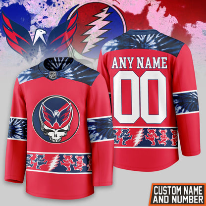 LIMITED EDITION - NEW CUSTOMIZED NHL10 WS CAPITALS UNISEX HOCKEY JERSEY