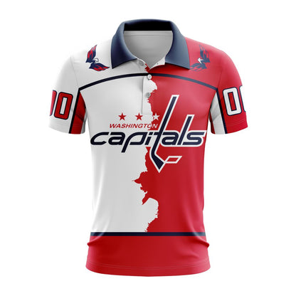 LIMITED EDITION - NEW CUSTOMIZED NHL10 WCP WASHINGTON CAPITALS UNISEX T-SHIRT, POLO, HOODIE & JACKETS