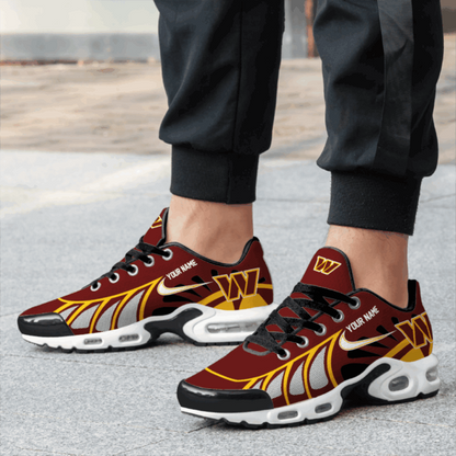 LIMITED EDITION - NEW CUSTOMIZED NFL12 WTC WASHINGTON COMMANDERS UNISEX AIR MAX PLUS SNEAKERS