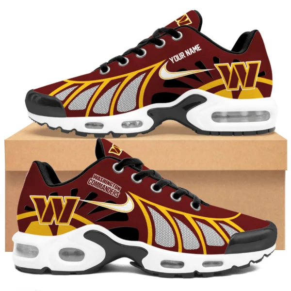 LIMITED EDITION - NEW CUSTOMIZED NFL12 WTC WASHINGTON COMMANDERS UNISEX AIR MAX PLUS SNEAKERS