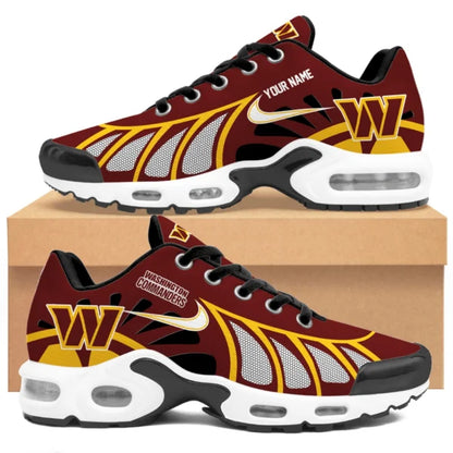 LIMITED EDITION - NEW CUSTOMIZED NFL12 WTC WASHINGTON COMMANDERS UNISEX AIR MAX PLUS SNEAKERS
