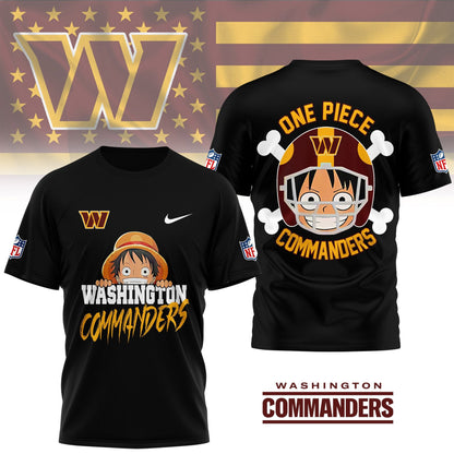 LIMITED EDITION - NEW CUSTOMIZED NFL12 WTC WASHINGTON COMMANDERS ONE PIECE FAN 3D SHIRT