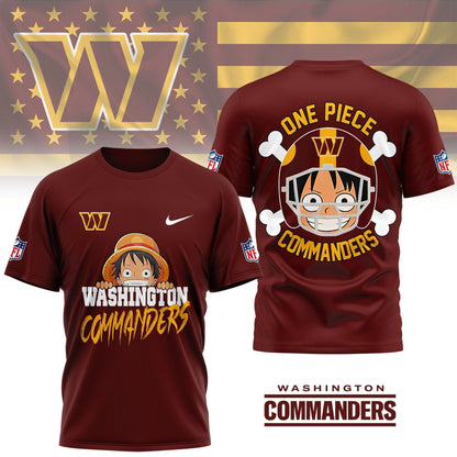 LIMITED EDITION - NEW CUSTOMIZED NFL12 WTC WASHINGTON COMMANDERS ONE PIECE FAN 3D SHIRT