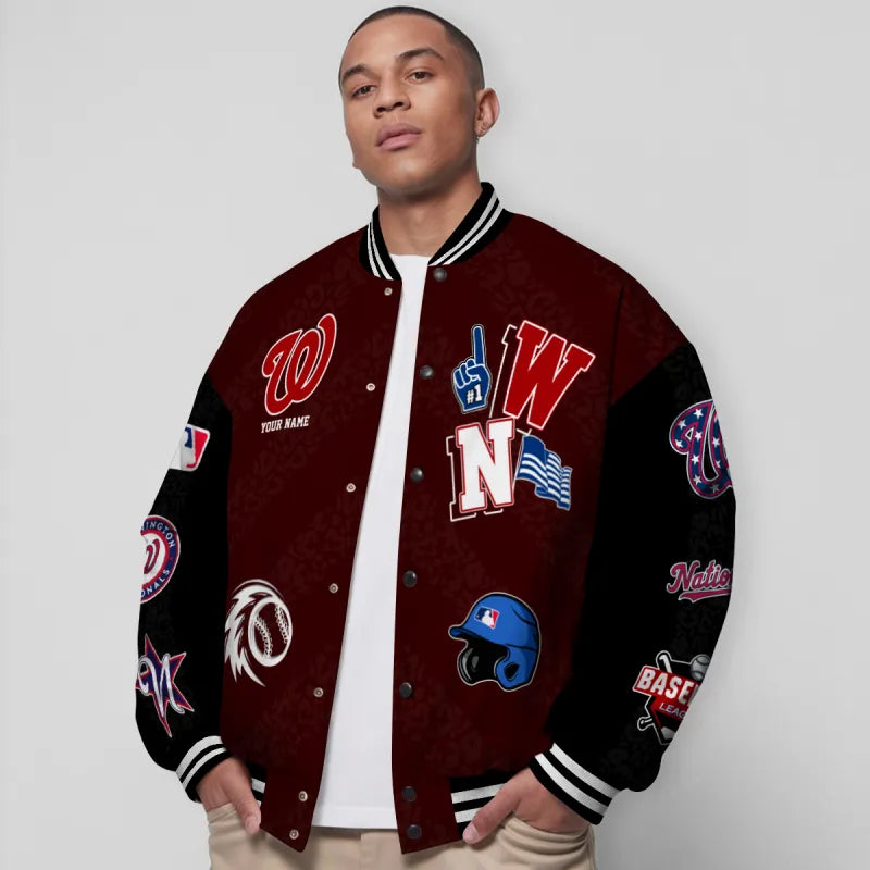 LIMITED EDITION - NEW CUSTOMIZED MLB28 WNS WASHINGTON NATIONALS UNISEX T-SHIRT, POLO, HOODIE & JACKETS