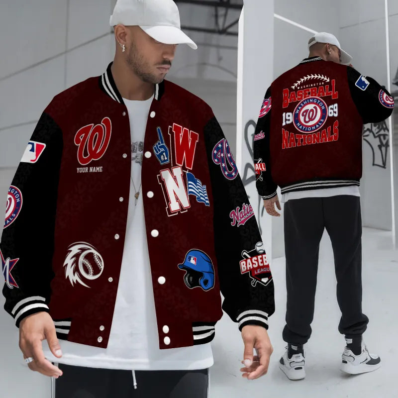 LIMITED EDITION - NEW CUSTOMIZED MLB28 WNS WASHINGTON NATIONALS UNISEX T-SHIRT, POLO, HOODIE & JACKETS