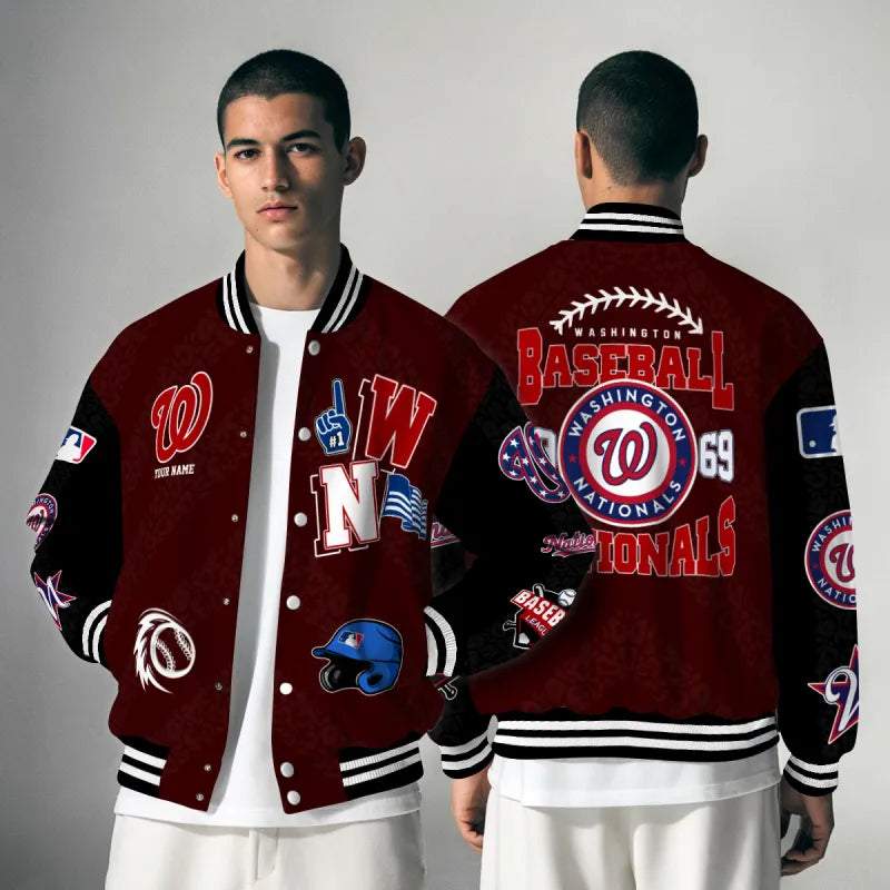 LIMITED EDITION - NEW CUSTOMIZED MLB28 WNS WASHINGTON NATIONALS UNISEX T-SHIRT, POLO, HOODIE & JACKETS