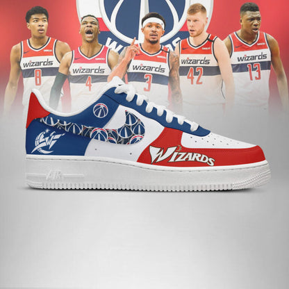 LIMITED EDITION - NEW CUSTOMIZED NBA28 WA WIZARDS AF1 SHOES