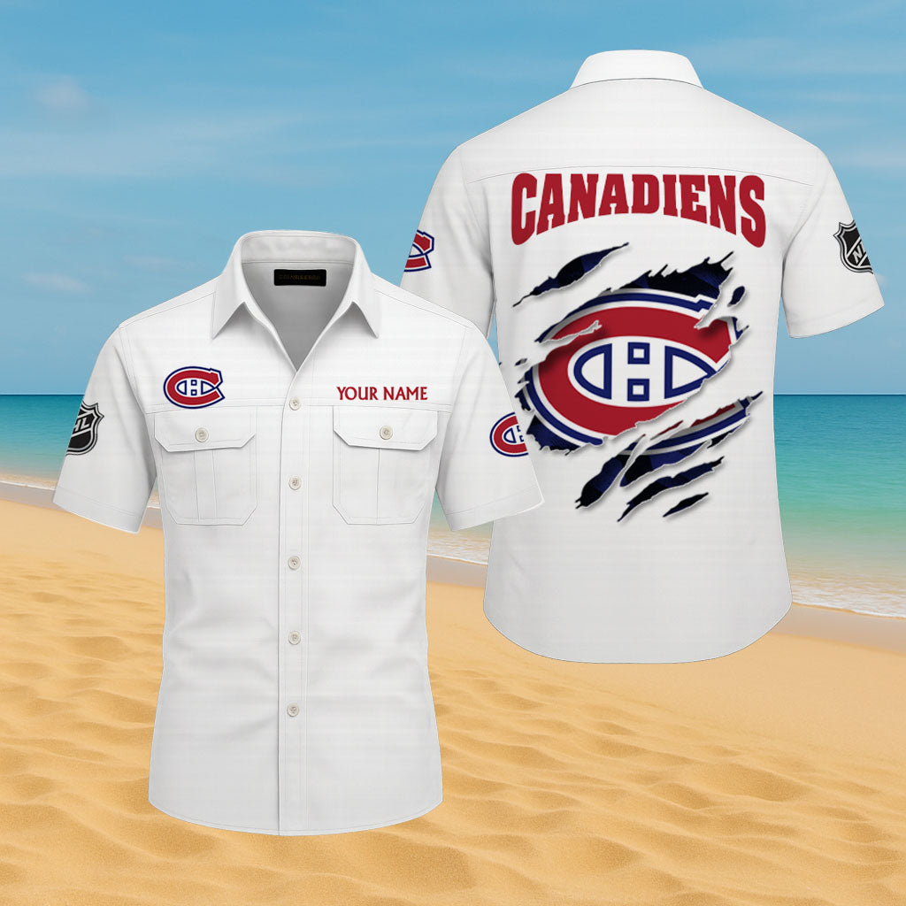 LIMITED EDITION - NEW CUSTOMIZED NHL11 MCD MONTREAL CANADIENS CARGO SHIRT