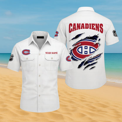 LIMITED EDITION - NEW CUSTOMIZED NHL11 MCD MONTREAL CANADIENS CARGO SHIRT