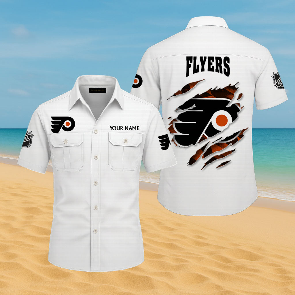 LIMITED EDITION - NEW CUSTOMIZED NHL27 PPF PHILADELPHIA FLYERS CARGO SHIRT