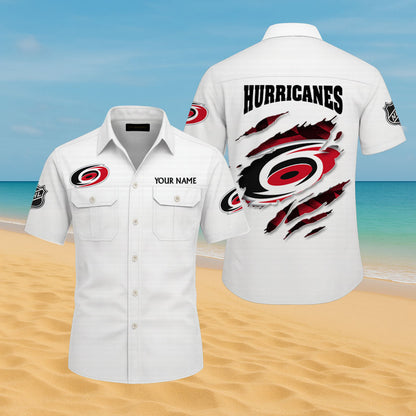 LIMITED EDITION - NEW CUSTOMIZED NHL07 CLH CAROLINA HURRICANES CARGO SHIRT