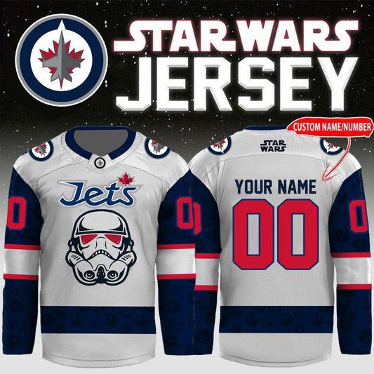 LIMITED EDITION - NEW CUSTOMIZED NHL21 WN JETS UNISEX HOCKEY JERSEY