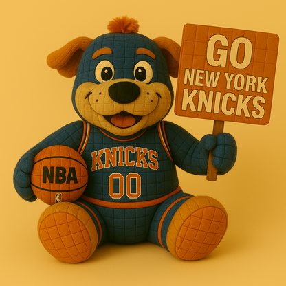 Limited Edition - NBA 04 NYK New York Knicks Handmade Crochet