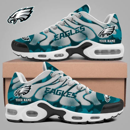 LIMITED EDITION - NEW CUSTOMIZED NFL02 PPE PHILADELPHIA EAGLES UNISEX AIR MAX PLUS SNEAKERS