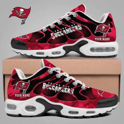 LIMITED EDITION - NEW CUSTOMIZED NFL10 TBB TAMPA BAY BUCCANEERS UNISEX AIR MAX PLUS SNEAKERS