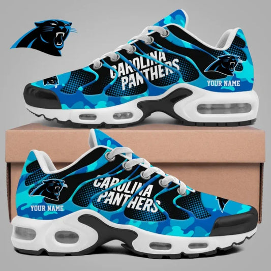 LIMITED EDITION - NEW CUSTOMIZED NFL23 CLP CAROLINA PANTHERS UNISEX AIR MAX PLUS SNEAKERS