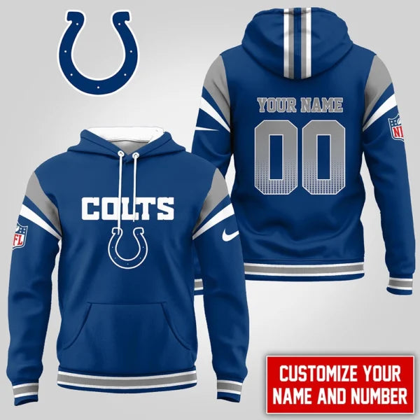 LIMITED EDITION - NEW CUSTOMIZED NFL17 IDC INDIANAPOLIS COLTS UNISEX T-SHIRT, POLO, HOODIE & JACKETS