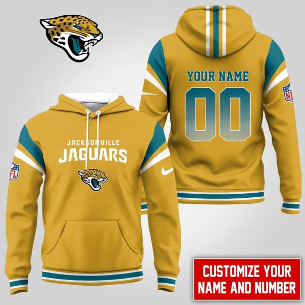 LIMITED EDITION - NEW CUSTOMIZED NFL30 JSJ JACKSONVILLE JAGUARS UNISEX T-SHIRT, POLO, HOODIE & JACKETS