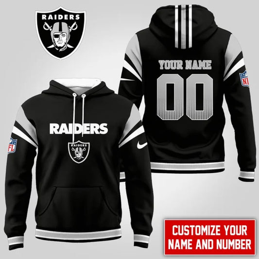 LIMITED EDITION - NEW CUSTOMIZED NFL07 LVR LAS VEGAS RAIDERS UNISEX T-SHIRT, POLO, HOODIE & JACKETS