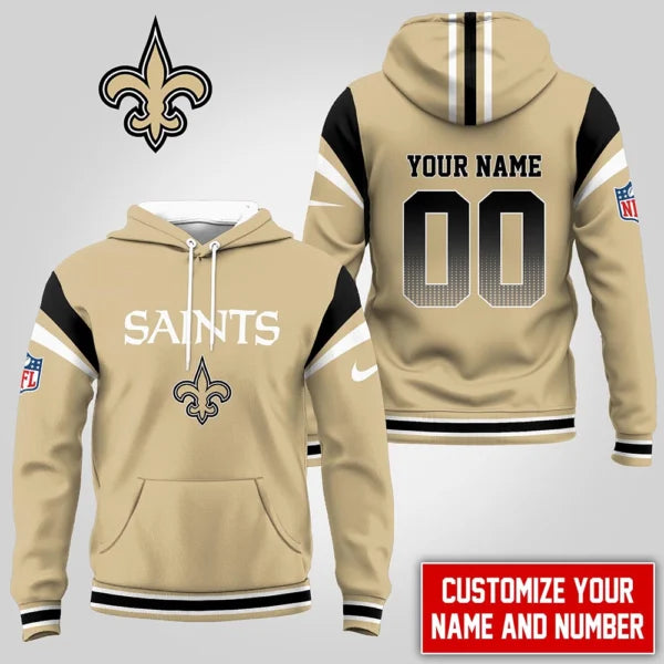 LIMITED EDITION - NEW CUSTOMIZED NFL24 NOS NEW ORLEANS SAINTS UNISEX T-SHIRT, POLO, HOODIE & JACKETS