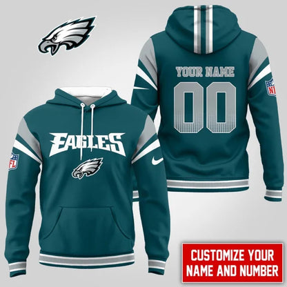 LIMITED EDITION - NEW CUSTOMIZED NFL02 PPE PHILADELPHIA EAGLES UNISEX T-SHIRT, POLO, HOODIE & JACKETS