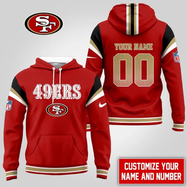 LIMITED EDITION - NEW CUSTOMIZED NFL11 SF49 SAN FRANCISCO 49ERS UNISEX T-SHIRT, POLO, HOODIE & JACKETS
