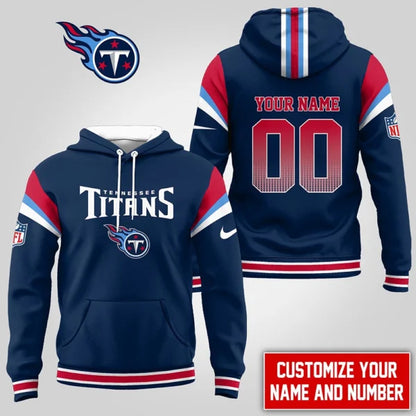 LIMITED EDITION - NEW CUSTOMIZED NFL31 TST TENNESSEE TITANS UNISEX T-SHIRT, POLO, HOODIE & JACKETS