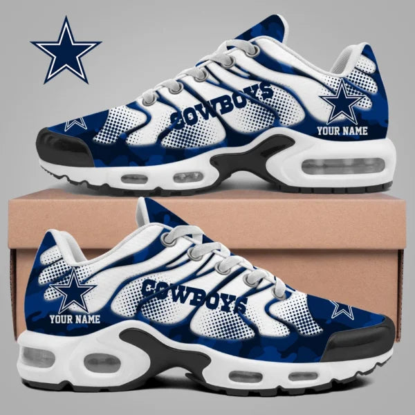 LIMITED EDITION - NEW CUSTOMIZED NFL21 DCB DALLAS COWBOYS UNISEX AIR MAX PLUS SNEAKERS