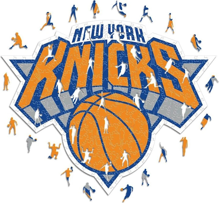 LIMITED EDITION - NEW CUSTOMIZED NBA04 NY NEW YORK KNICKS WOODEN PUZZLE