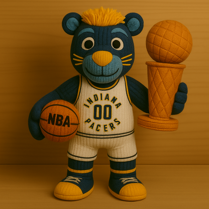Limited Edition - NBA 06 IP Indiana Pacers Handmade Crochet