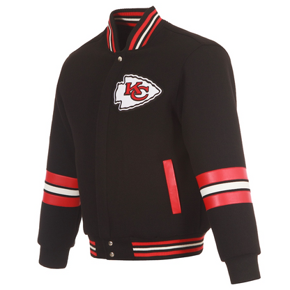 LIMITED EDITION - NEW PREMIUM NFL01 KCC KANSAS CITY CHIEFS SATIN VARSITY JACKET