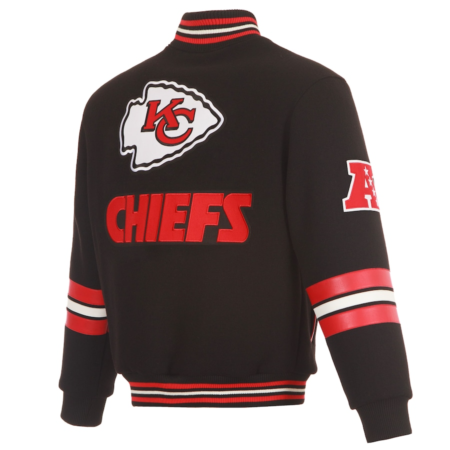 LIMITED EDITION - NEW PREMIUM NFL01 KCC KANSAS CITY CHIEFS SATIN VARSITY JACKET