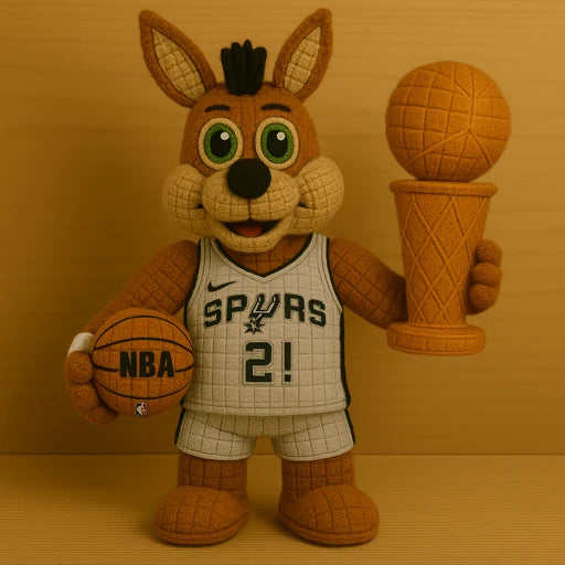 Limited Edition - NBA 23 SAS San Antonio Spurs Handmade Crochet