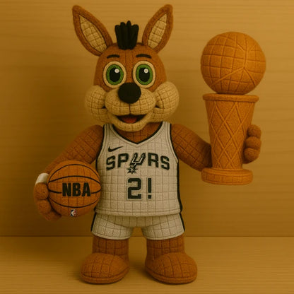 Limited Edition - NBA 23 SAS San Antonio Spurs Handmade Crochet