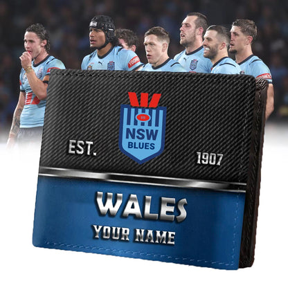 LIMITED EDITION - NEW 19 NSW CUSTOMIZED MEN'S 3D PRINTED WALLET