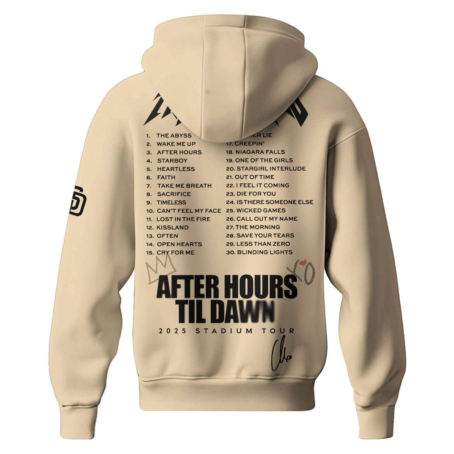 SF x The Weeknd After Hours Til Dawn Hoodie Limited Edition (Kids & Adults)