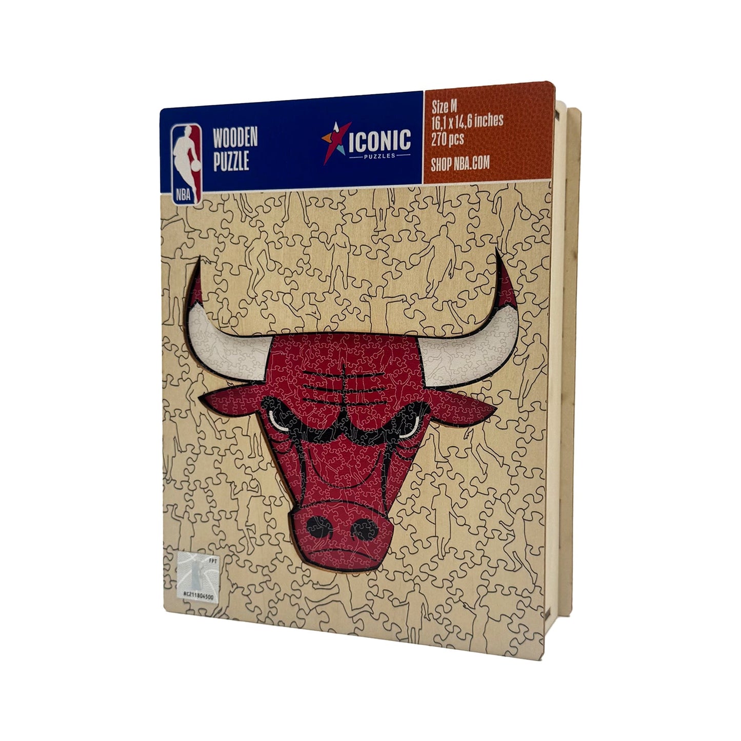 LIMITED EDITION - NEW CUSTOMIZED NBA19 CB CHICAGO BULLS WOODEN PUZZLE