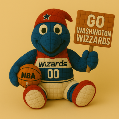 Limited Edition - NBA 28 WW Washington Wizards Handmade Crochet