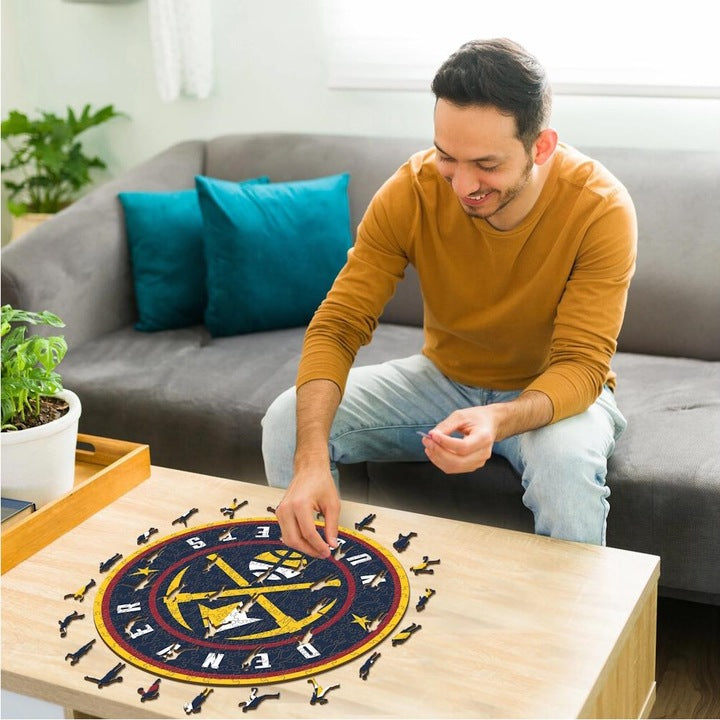 LIMITED EDITION - NEW CUSTOMIZED NBA08 DN DENVER NUGGETS WOODEN PUZZLE