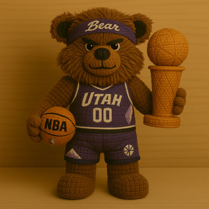 Limited Edition - NBA 29 UJ Utah Jazz Handmade Crochet