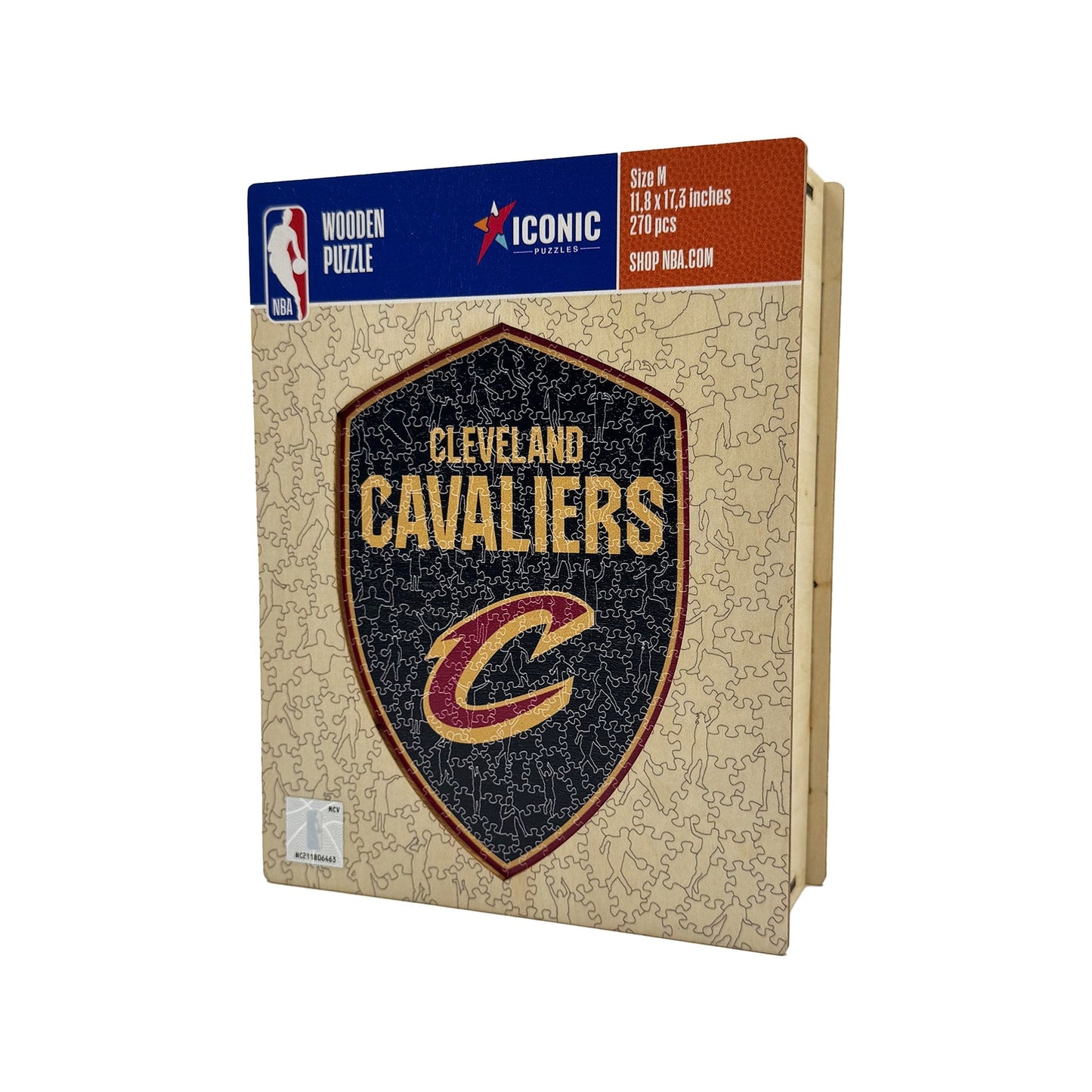 LIMITED EDITION - NEW CUSTOMIZED NBA02 CC CLEVELAND CAVALIERS WOODEN PUZZLE
