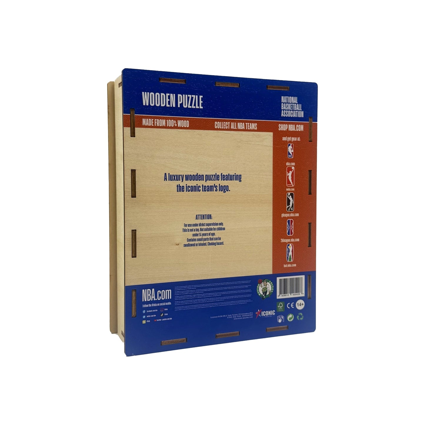 LIMITED EDITION - NEW CUSTOMIZED NBA03 BC BOSTON CELTICS WOODEN PUZZLE