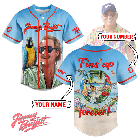 NEW PREMIUM JIMMY BUFFETT BASEBALL JERSEY