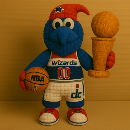 Limited Edition - NBA 28 WW Washington Wizards Handmade Crochet