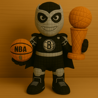 Limited Edition - NBA 25 BN Brooklyn Nets Handmade Crochet