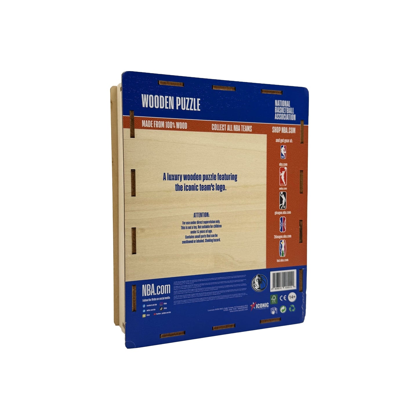 LIMITED EDITION - NEW CUSTOMIZED NBA18 DM DALLAS MAVERICKS WOODEN PUZZLE