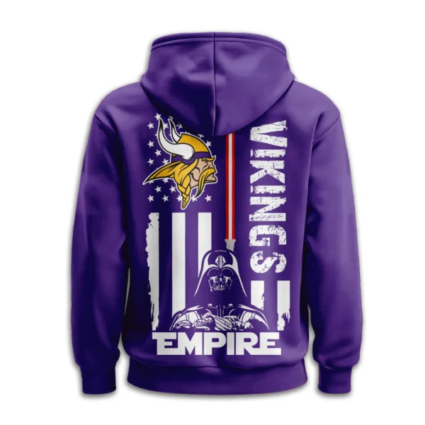 LIMITED EDITION - NEW CUSTOMIZED NFL05 MVK MINNESOTA VIKINGS UNISEX T-SHIRT, POLO, HOODIE & JACKETS